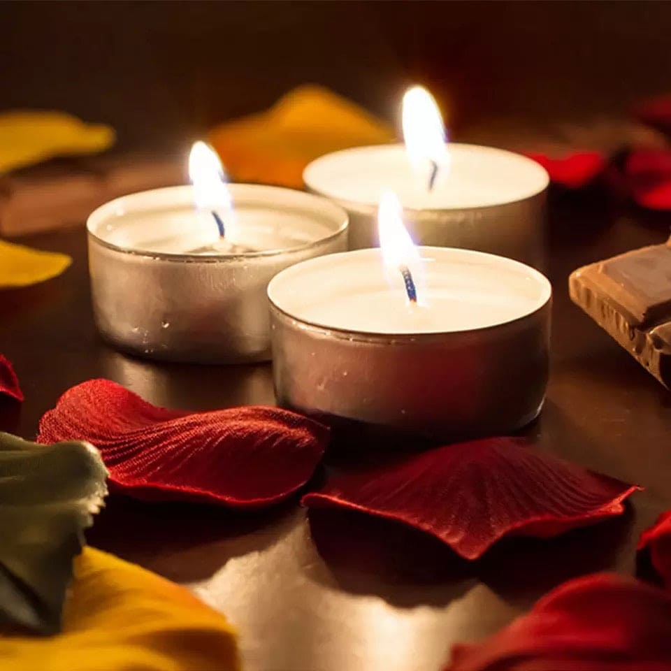 Set of 18 Pcs Mini Tealight Candle, Stonebriar Long Burning Tea Light Candles Premium Smokeless Candle Burner For Wedding, Round Paraffin Candle Set of 18 Pcs Mini Tealight Candle, Stonebriar Long Burning Tea Light Candles Premium Smokeless Candle Burner For Wedding, Round Paraffin Candle